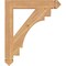 Ekena Millwork Merced Arts & Crafts Smooth Bracket, Western Red Cedar, 3 1/2"W x 24"D x 28"H BKT04X24X28MRC03SWR - alternate 4